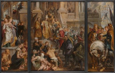 St. Bavo Cathedral in Ghent by Peter Paul Rubens